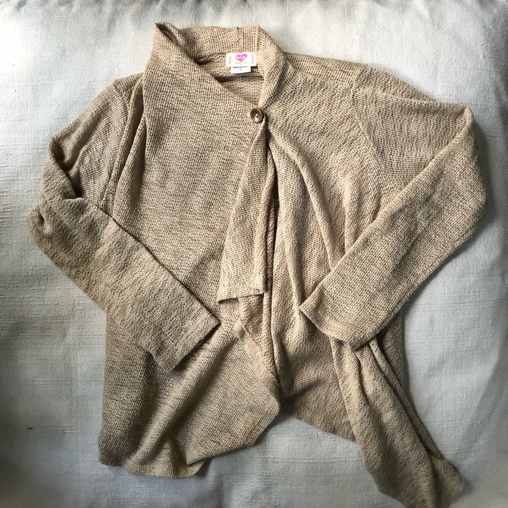 ⬜️cream brown jacket